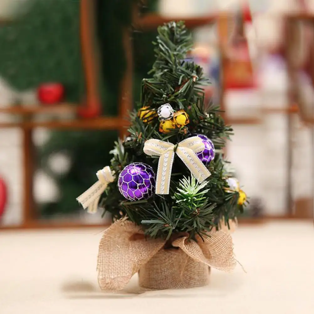 Yapay Noel Ağacı Güzel Zarif Yay Noel Dekorasyon Simülasyon Noel Ağacı Masaüstü Noel Ağacı 5