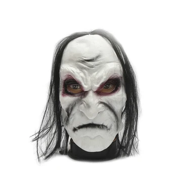 Cadılar bayramı Zombi Maskesi Hayalet Festivali Korku Maskesi Uzun Saç Hayalet Kostüm Masquerade Parti Rol Yapma Makyaj Sahne Süslemeleri