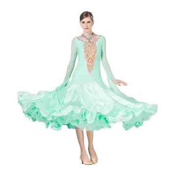 B - 1791 Yeni seks elbise latin amerika dans elbise performans giyim balo salonu dansları 0