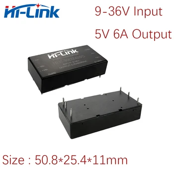 2 adet Ücretsiz kargo Hi-Link 30W çıkış DC DC adım aşağı modülü DC DC izole modülü 5V6A / 12V2. 5A / 24V1.25A Güç modülü 2