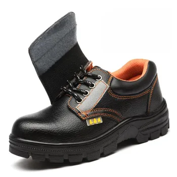 Güvenlik Ayakkabıları Kapağı Çelik Burunlu Güvenlik Ayakkabısı Botları Adam iş ayakkabısı Erkekler Su Geçirmez Boyutu 12 Siyah Ayakkabı Aşınmaya dayanıklı DXZ001